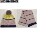 Winter Kid Cute Warm Soft Knitted Hat and Scarf